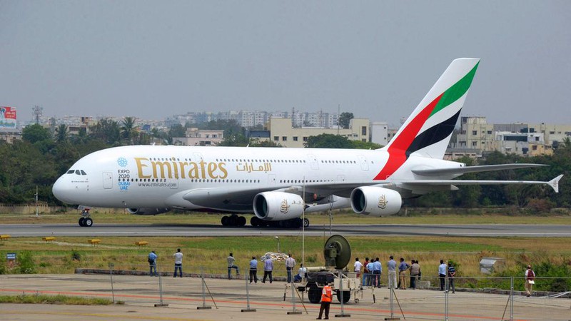 Emirates đưa "siêu máy bay" A380 vào hoạt động tại Washington