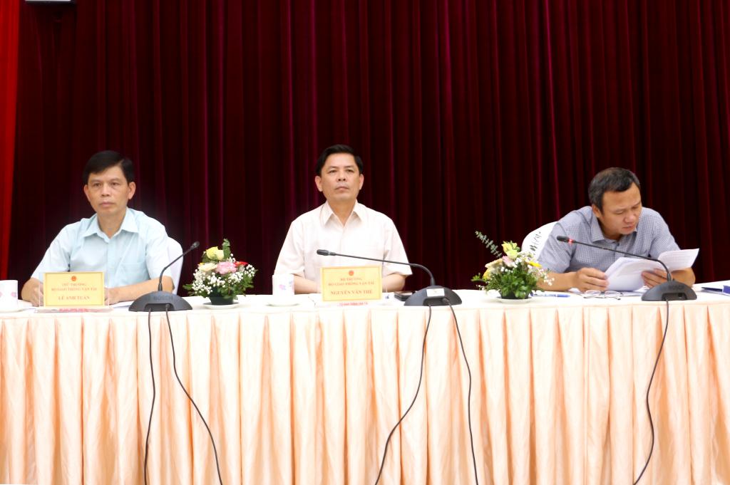 Bộ trưởng Nguyễn Văn Thể yêu cầu đảm bảo đúng tiến độ các dự án giao thông trọng điểm quốc gia